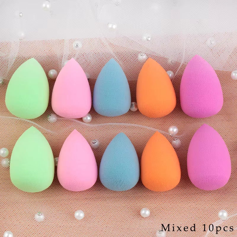 Mini Makeup Sponge Water Drop Shape Makeup Soft Foundation Puff Wet and Dry Use Concealer Flawless Mixed Cosmetic Makeup Sponges