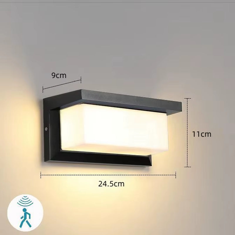 LED Outdoor Lights Motion Sensor Outdoor Wall Light Waterproof IP65 Street Lamp Garden Lights Outdoor Lighting Outdoor Wall Lamp