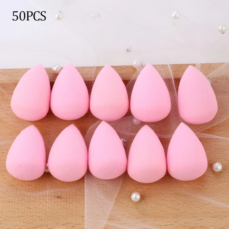 Mini Makeup Sponge Water Drop Shape Makeup Soft Foundation Puff Wet and Dry Use Concealer Flawless Mixed Cosmetic Makeup Sponges