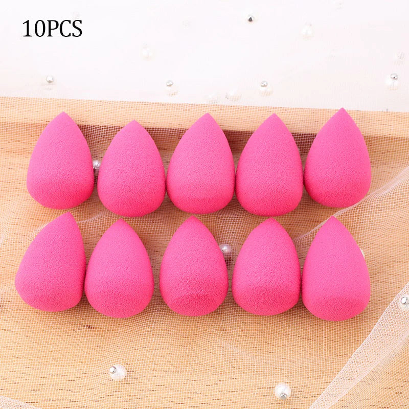 Mini Makeup Sponge Water Drop Shape Makeup Soft Foundation Puff Wet and Dry Use Concealer Flawless Mixed Cosmetic Makeup Sponges