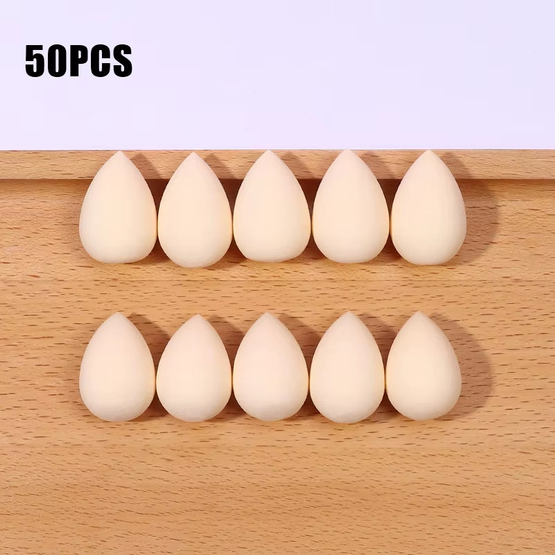 Mini Makeup Sponge Water Drop Shape Makeup Soft Foundation Puff Wet and Dry Use Concealer Flawless Mixed Cosmetic Makeup Sponges