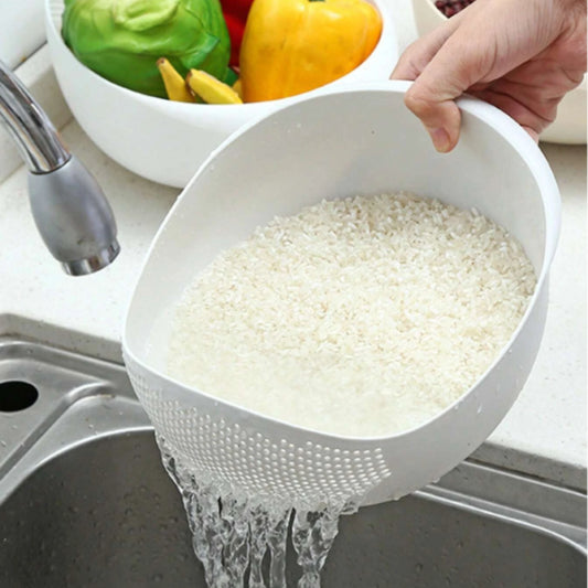 Rice Washing Filter Strainer Basket Sieve Fruit Vegetable Bowls Drainer NEW!!