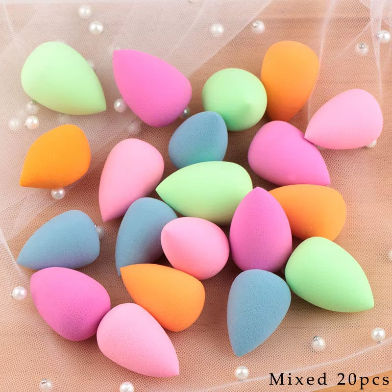 Mini Makeup Sponge Water Drop Shape Makeup Soft Foundation Puff Wet and Dry Use Concealer Flawless Mixed Cosmetic Makeup Sponges